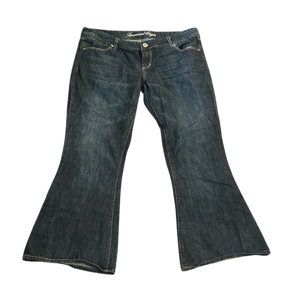 American Eagle Outfitters Denim - American Eagle Outfitters Blue Flare Denim Jeans